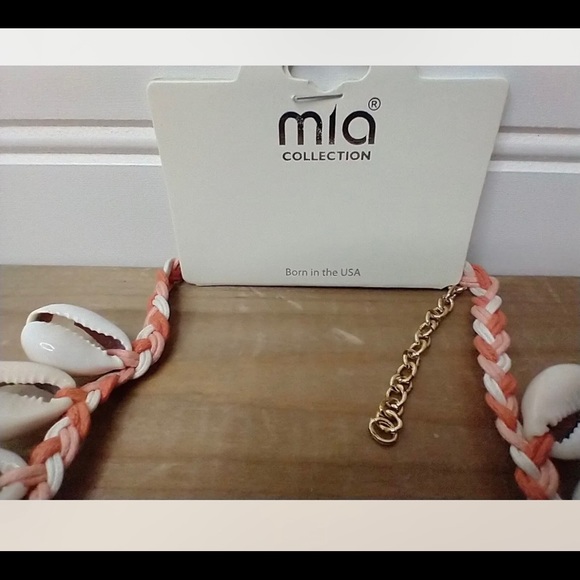 Mia Collection Sea Shell Necklace - Approximately 11"-12" Length-NWT - Picture 3 of 9